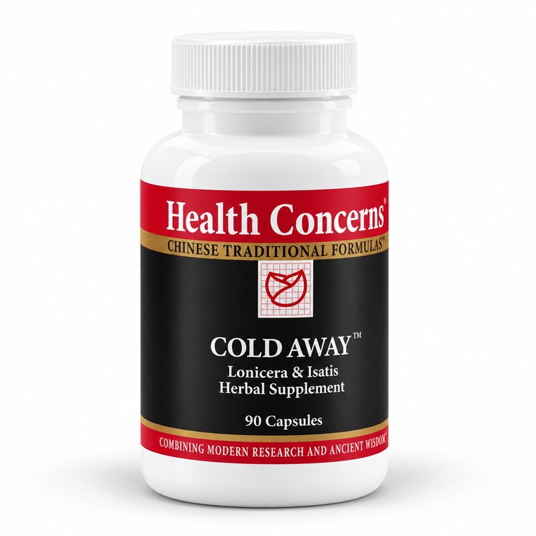 Cold Away, 90 capsules, front of bottle